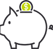 HSA Piggybank icon
